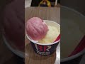 サーティーワンアイスクリーム🍨でオヤツtime スモールダブルカップ　レモンシャーベット＆ストロベリー いっただきまーす😋【とよしまちゃん】 shorts サーティーワン