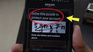 Amazon | Solve this puzzle protect your account captcha problem solved