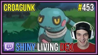 440 POKERADAR RESETS 0_0 SHINY CROAGUNK | Shiny Living Dex #453 | Pokemon X and Y