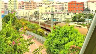 [HD] The Northbound Deadhead passenger train no. 0K1232 (SS8 0156 +25G) at the ShenZhen