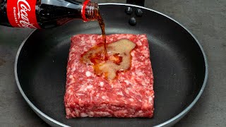 Pour Cola over the mince and the result will amaze you! Brilliant idea!