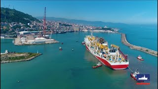 Fatih Sondaj Gemisi Yanaştırma Opeasyonu / The Berthing Operation of Fatih Drilling Ship