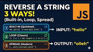 3 Ways to Reverse a String in JavaScript (2026)