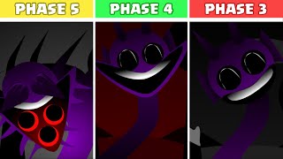 SPRUNKI BUT DEFINITIVE Phase 5 VS Phase 4 VS Phase 3 COMPARISON | Incredibox Sprunki Mods