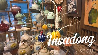 Places to visit in Seoul (Insadong Part 1)