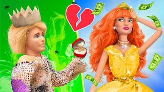 Rich Princess and Broke Prince / 14 DIY Barbie Doll Hacks and Crafts
