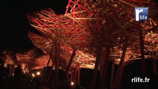 Arne quinze Camille, structure éphemère à Rouen Juillet Aout 2010