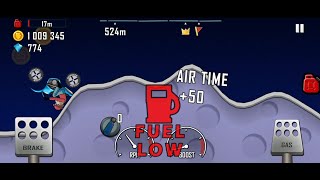 Hill Climb Racing | Accident With Low Fuel .
