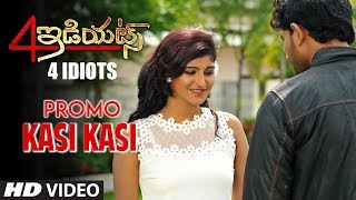 Kasi Kasi Video Song Promo | 4 Idiots Telugu Movie Songs | Karthee, Shashi, Rudira, Chaitra