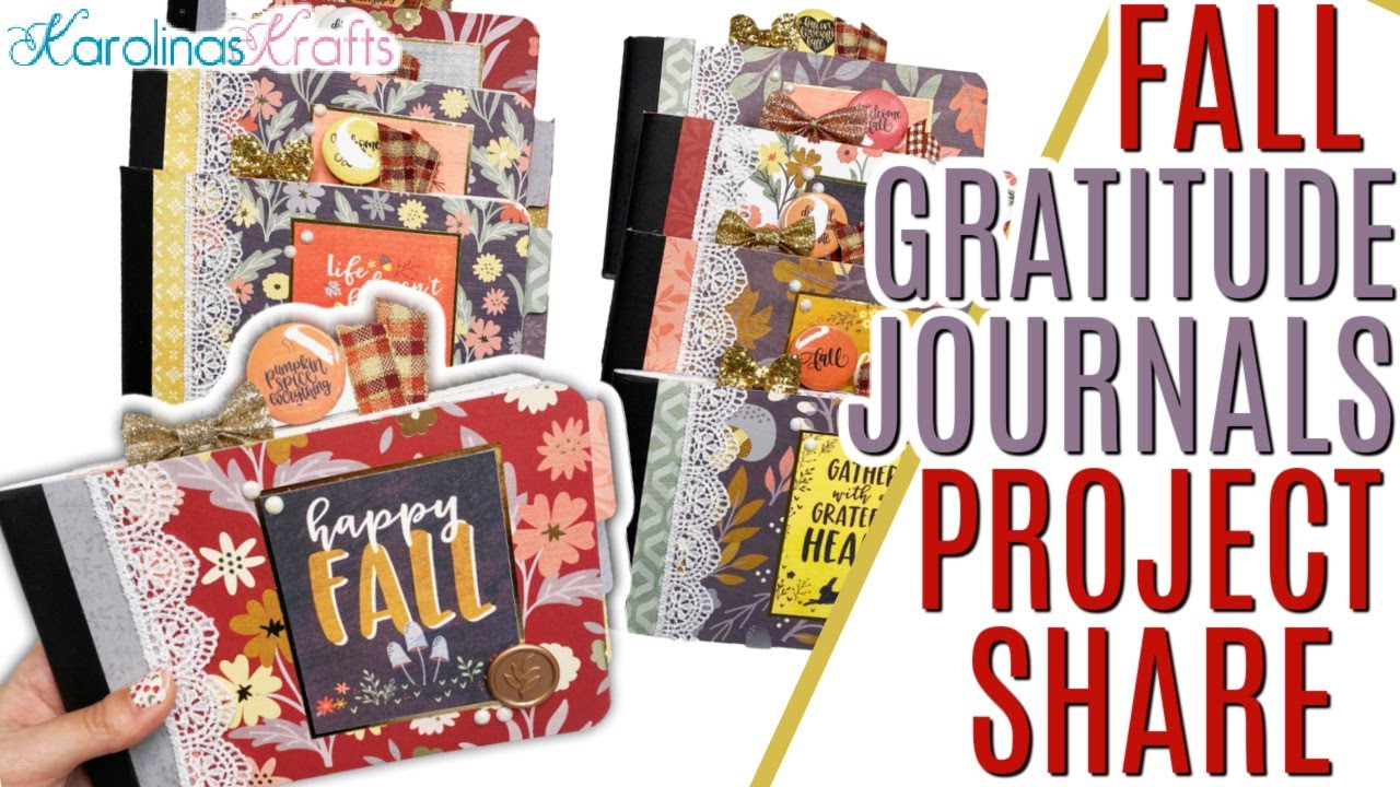Altered Fall Gratitude Journals Project Share Using Fall Forest Paper