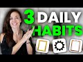 3 ATOMIC HABITS for Manifestation | DAILY HABITS