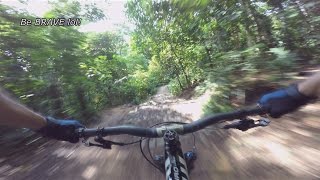 Bukit Timah Mountain Biking Trail highlights in 4K POV