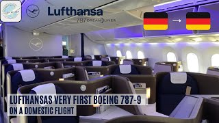 (4K) TRIPREPORT | Frankfurt - Munich | Lufthansa’s brand new Boeing 787-9 | D-ABPA | flying2travel