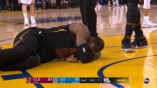 Draymond Pokes LeBron James in the Eye - Game 1 | Cavaliers vs Warriors | 2018 NBA Finals