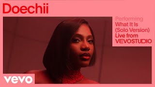 Doechii - What It Is (Solo Version) (Live Performance) | Vevo