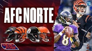 AFC Norte: La MEJOR división de la NFL. Bengals, ARRIBA; Steelers SORPRENDE, Ravens, DUDAS