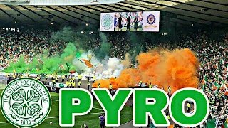 🍀 Celtic v Rangers 0-0 | Celtic Fans Atmosphere ,Support & Celebrating & Pyro | SCOTTISH CUP