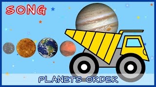 Planets Order SONG for kids | Children Planet Rhymes | Solar System SONG | 8 Planets order Song