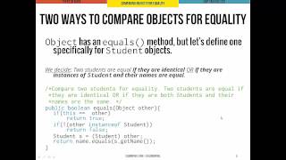 05_11 Reference Types, Equality, and Object Identity
