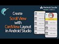 Android ScrollView and CardView Layout Tutorial | Create Scrollable UI in Android Studio (2025)