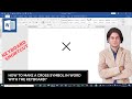 How to Make a Cross Symbol in Word with the Keyboard?