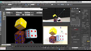 승희쌤 의 맥스 영상수업, 주사위 멀티오브젝트 브이레이 재질 적용, 3ds max Multi_Sub Object Dice Vray Material tutorial