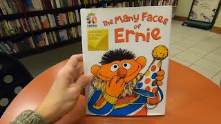 THE MANY FACES OF ERNIE SESAME STREET BOOK BEGINNER BOOKS CLOSE UP AND INSIDE LOOK