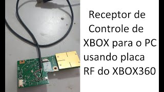 Receptor de controle de XBOX 360 no PC ou notebook? Aprenda a fazer o seu?