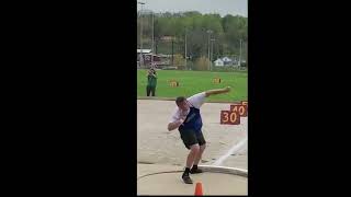 72 foot high school glide shot put