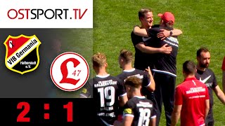 Spätes Traumtor bringt Petersen-Elf den Sieg: Halberstadt - Lichtenberg 2:1 | Regionalliga Nordost