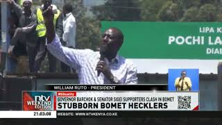 Stubborn Bomet hecklers grab Ruto's attention