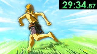 Attempting to Beat Breath of the Wild in Under 30 Minutes