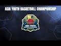 u 14│semi final kago club team korea b asia youth basketball championship in chungju