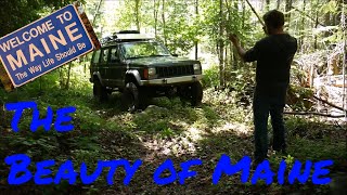 Jeeps Camping and Offroading in Maine