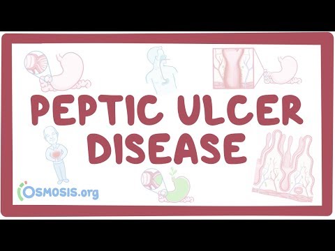 What is the pathophysiology of ulcer?