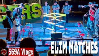 STEM By the Lake Elimination Matches (mic'd matches) | VEX Robotics High Stakes | 569A