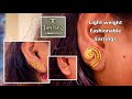 Tanishq Latest Fashionable Ear Stud Designs with Price/Daily were Gold Earrings/Gold Earrings/Deeya