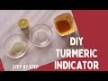 Make this turmeric indicator at home and see the results | School Experiment