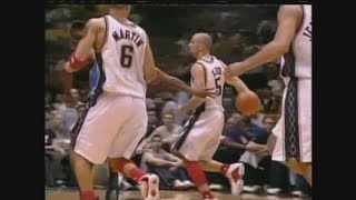 Jason Kidd 15 Points 8 Ast Vs. Knicks, 2004 Playoffs Game 2.