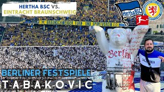 TABAKOVIC MACHTS 3 MAL! HERTHA SIEGT IM OLY! / Hertha BSC VS: Braunschweig / FANPRIMUS STADIONVLOG