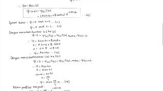 Persamaan Differensial Parsial-Persamaan Schrodinger-Koordinat Kartesian