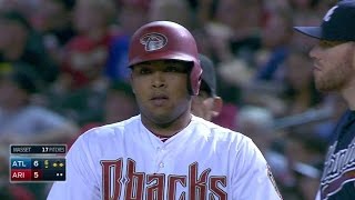 ATL@ARI: Tomas drives in Inciarte on single to left