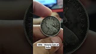 Half Rupee 1896 Victoria Empress of India