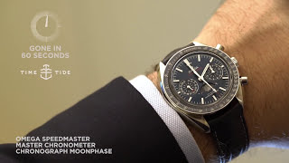 GONE IN 60 SECONDS - Omega Speedmaster Moonphase Chronograph Master Chronometer
