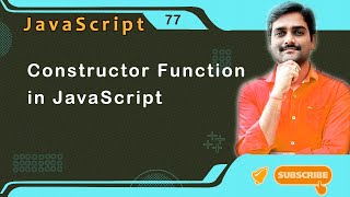 Why Constructor Function in JavaScript - JavaScript Tutorial 77 🚀
