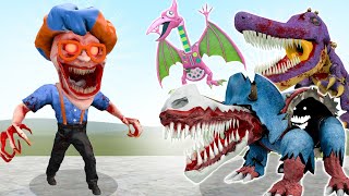 CURSED CREEPY BLIPPI VS ALL CURSED DIANOSAURUS POPPY PLAYTIME 4 in Garry's Mod