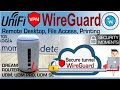 Wireguard VPN setup in Unifi Gateways.  Could not be easier. How to configure UDM VPN and more