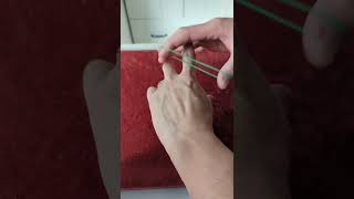 看十次能學會的魔術  rubberband magic tutorial橡皮筋魔術 #magic