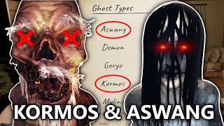My FIRST TIME Finding the New Ghosts in Phasmophobia - KORMOS & ASWANG
