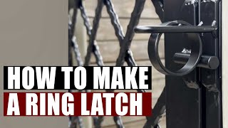 How to make a ring latch | JIMBO'S GARAGE